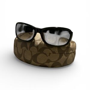 Coach vintage Black Sunglasses with Signature Case